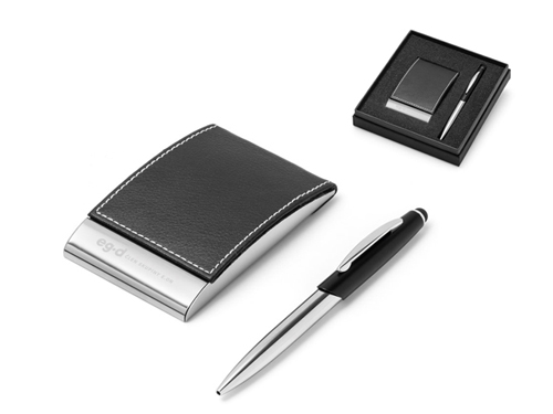 Sada vizitkovníku a pera