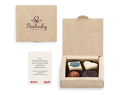 Pralinky s příběhem 4 ks
